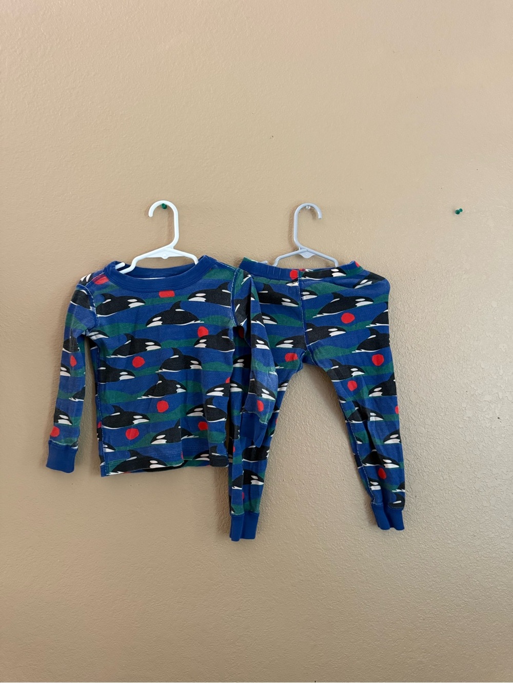 Hanna Andersson Orca Whale Pajama Set Long Sleeve Set